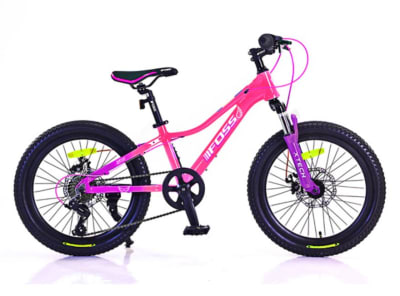 Bicicleta FOSS XC20, Niña, Aluminio, 7 Vel, Grip Shift, F. Disco Mecánico Transmisión SHIMANO.