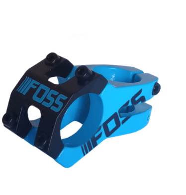 Tee FOSS Endurance 31.8 x 50mm Black/Cyan