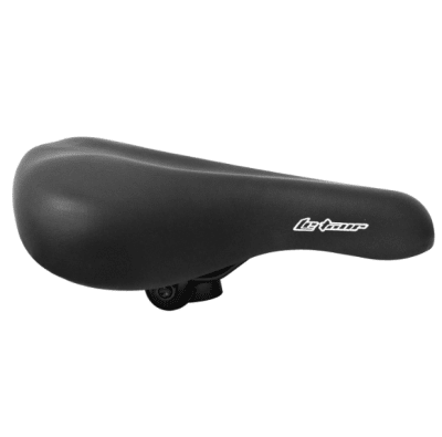 SILLIN NEGRO MTB BLANDO LOGO LE TOUR BLANDO CON RIELES