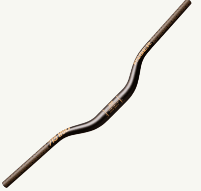 MANILLAR 715IND RISER BLK/BROWN 35 CLAMP RISE: 50MM