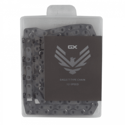 Cadena SRAM Eagle GX T-Type Flattop 126 Links Plateado