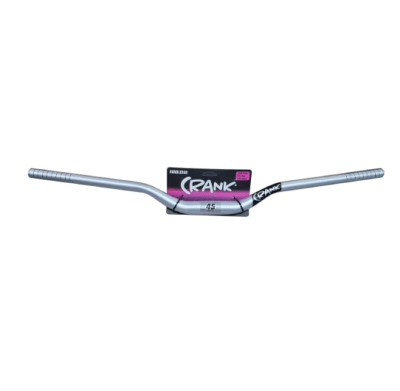 MANUBIO CRANK 800MM,45MM RISE SILVER LOGO NEGRO