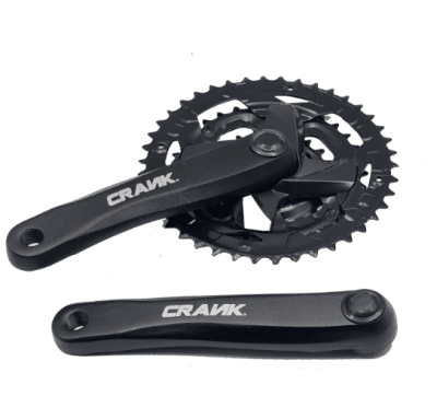 Volante Crank Mtb Aluminio Al 10-324 Sqs 22/32/42 X 170 Mm Negro