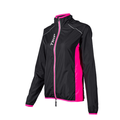 CORTAVIENTO TRIP BLACK/PINK TALLA L