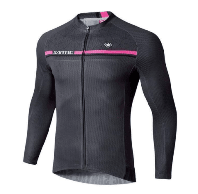 Tricota Santic manga larga ciclismo gris hombre L