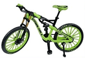 MINI BICI VERDE (ACCESORIO DECORACIÓN EN MINIATURA)