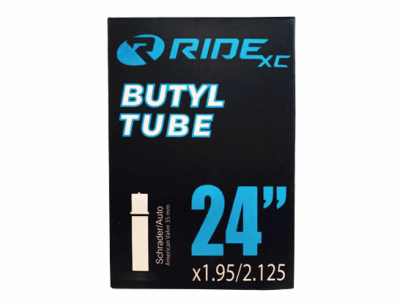 Cámara RIDEXC Butyl 24x1,95/2,125 Valvula de Auto, Incluye Cubre Llanta