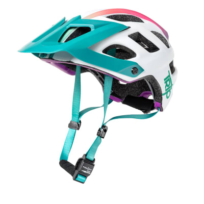 Casco Trip Enduro White / Turquoise S/M