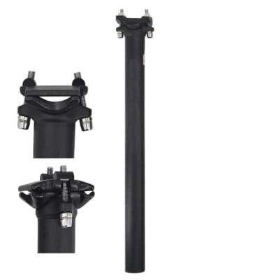 Tubo de sillín CONTROL TECH 31.6mm Negra / blanco