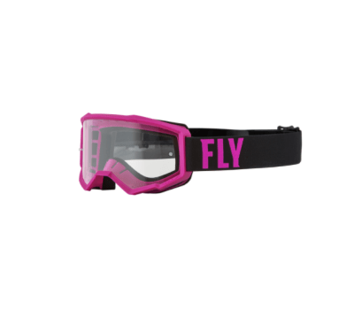 ANTIPARRA FLY RACING FOCUS PINK/BLACK CLEAR LENS
