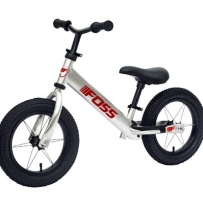 BICICLETA BALANCE FOSS ARO 12 SILVER