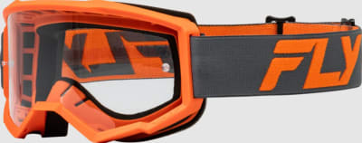 FOCUS GOGGLE CHARCOAL/ORANGE