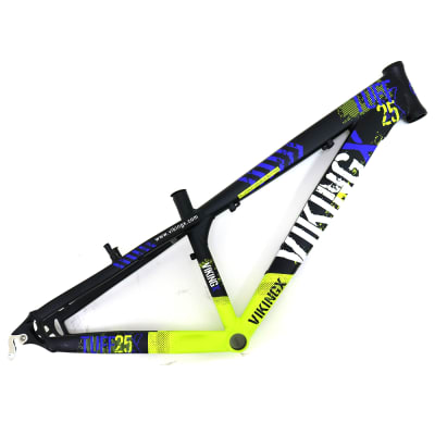 CUADRO DIRT ALUMINIO VIKING TUFF NEGRO/AMARILLO