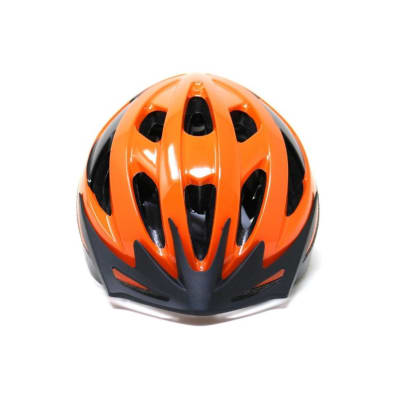 Casco Radical Mountain MTB NT Con Luz Naranjo Negro ( L ) 58 - 62cm