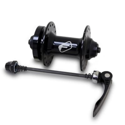 Maza Formula Delantera 9x100mm 32H QR Disco 6P Aluminio Negro