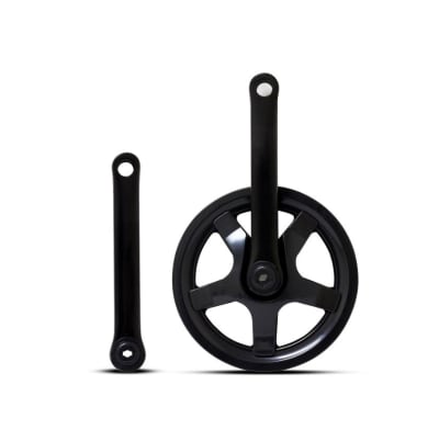 Volante China Eje Cuadrado 36T 152mm Acero Negro