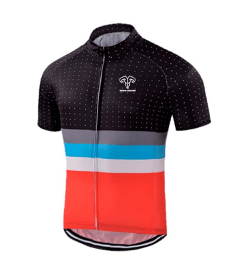 JERSEY RADICAL MOUNTAIN NEGRO/ROJO ( L )