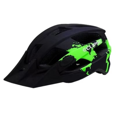 CASCO MTB ECLIPSE MOD-ENDURO NEGRO-VERDE L