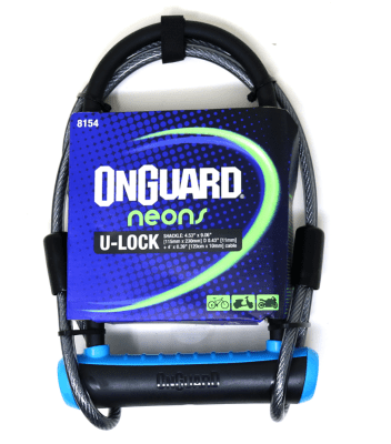 Candado ONGUARD 115mm x 230mm Azul y Amarillo