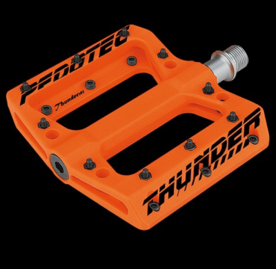PEDAL PEDOTEC THUNDER 183 Thermoplastico Naranjo