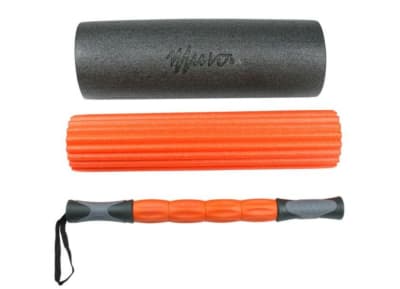 RODILLO ABDOMINAL 3 EN 1 GRIS 15 X 45 CM