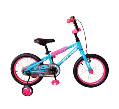 Bicicleta Altitude Kidu Aro 16 celeste/rosada