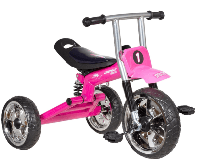 Triciclo BEST Niña con amortiguación 2 a 7 años