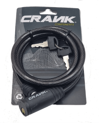 Candado Crank 515 8X1200 C/Llave Negro Displa