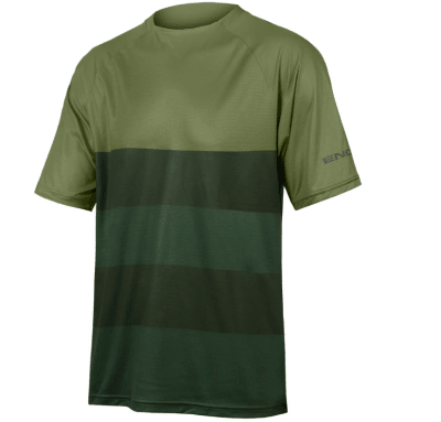 Camiseta Endura de manga corta SingleTrack Core T Verde ( L )