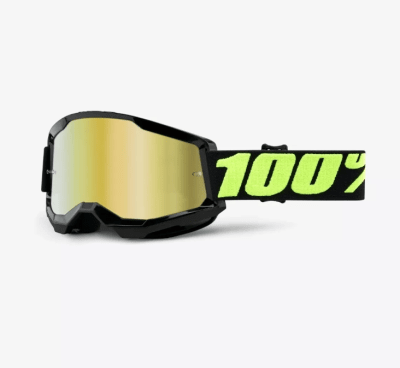 ANTIPARRA 100% STRATA 2 GOGGLE UPSOL-MIRROR GOLD LENS