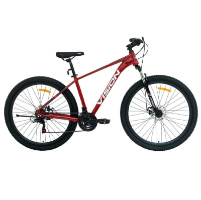 BICICLETA VISION ROCKET 7 ALUMINIO ROJA ( L )