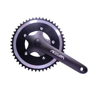 VOLANTE ACCURA FIXIE 48T NEGRO 170MM