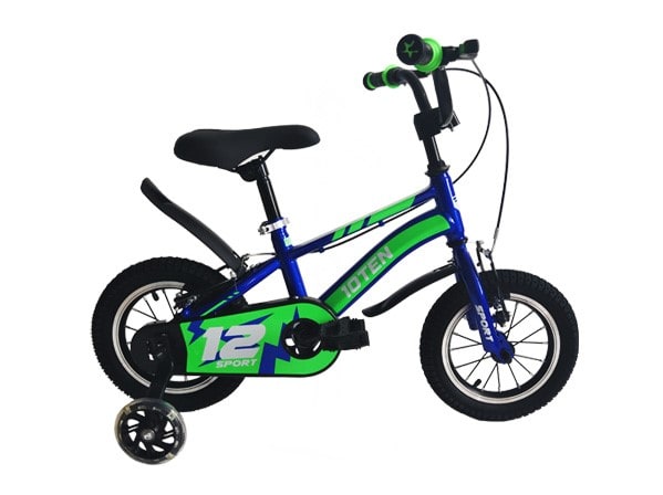 BICILETA 10 TEN ARO 12 NIÑO VERDE / AZUL1