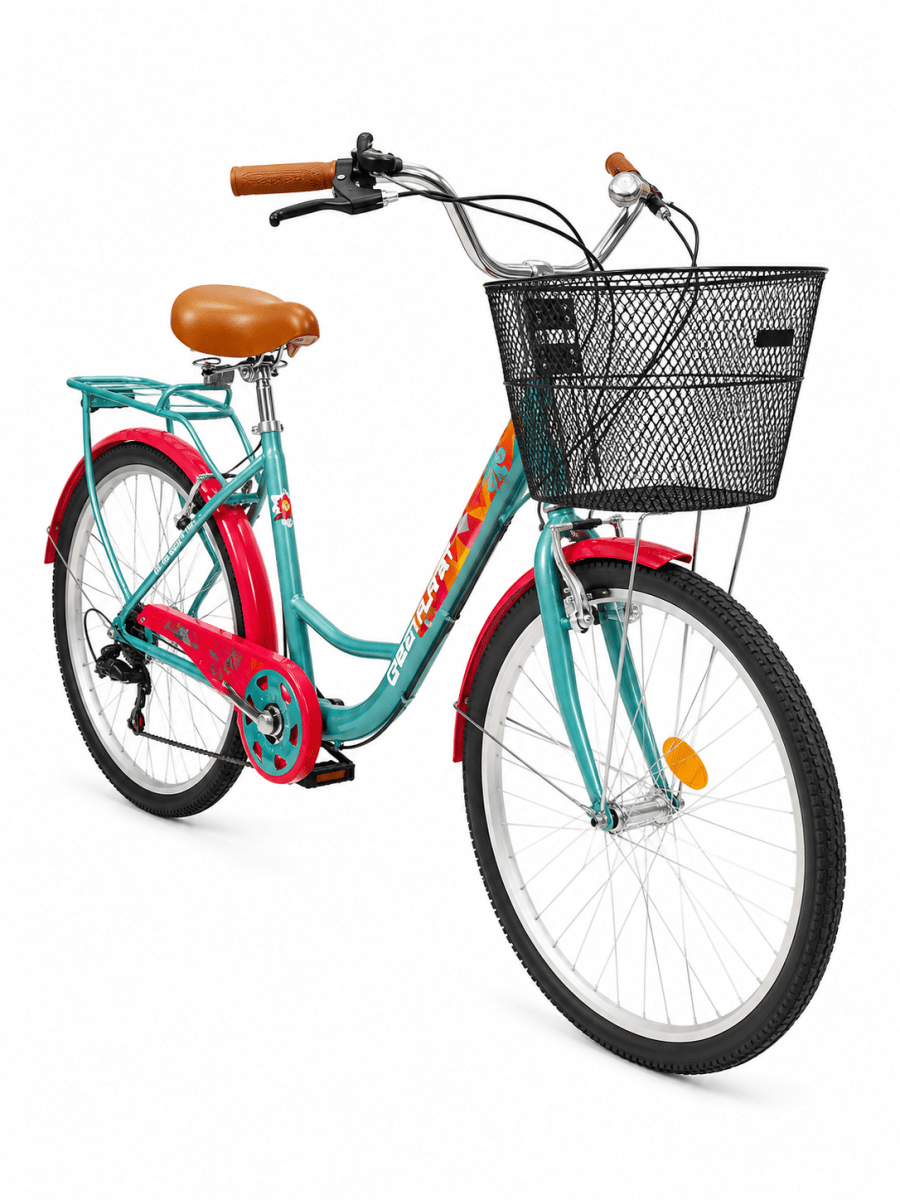 Bicicleta Green Planet Alma 26 Verde1