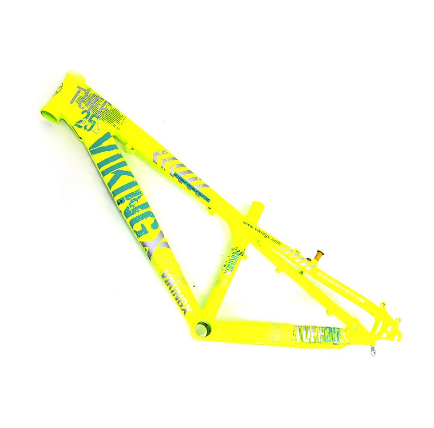 CUADRO DIRT ALUMINIO VIKING TUFF AMARILLO NEON1