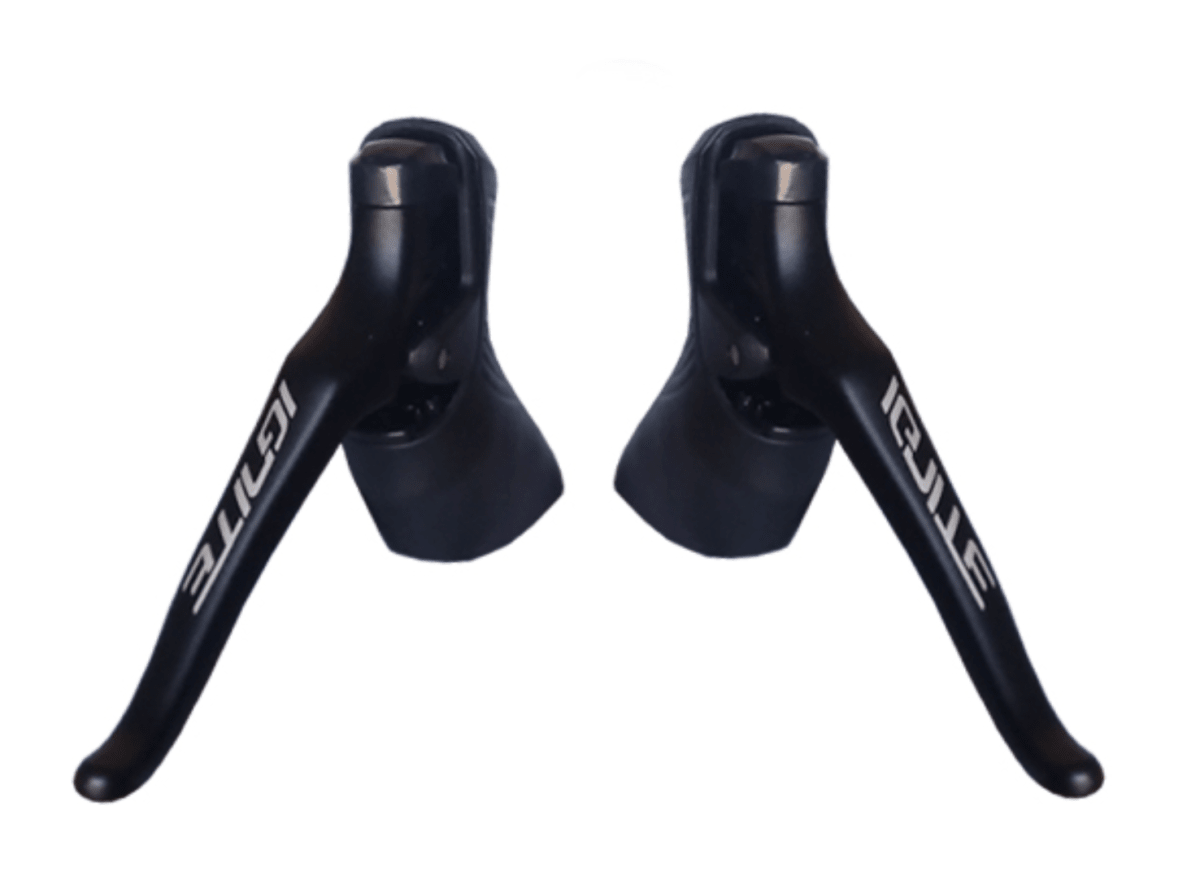 kit Manillas Cambio-Freno tipo ergopower SENSAH Ignite 2x9 compatible con Shimano.1