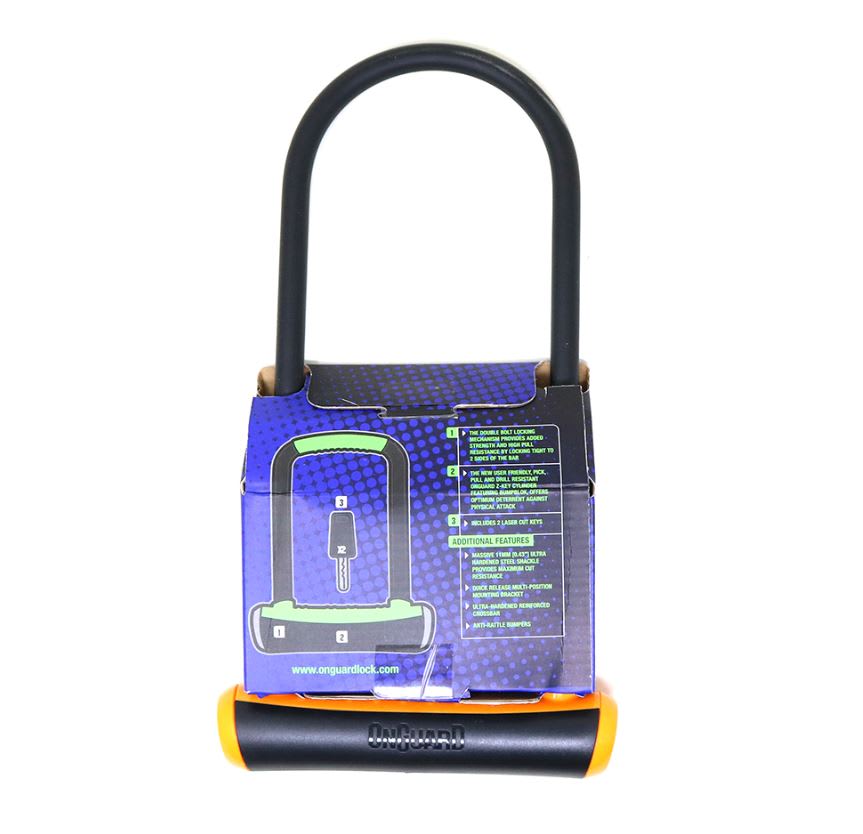 Candado OnGuard Llave U-Lock NS LS 115X292mm Naranjo3
