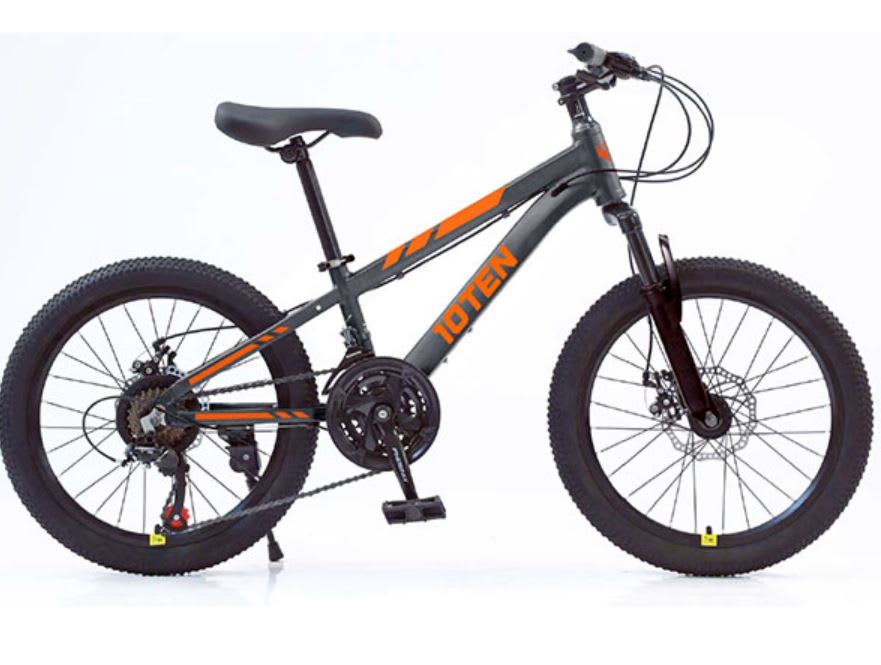 Bicicleta 10TEN Aluminio Aro 20, 21 Velocidades Grey-Orange1