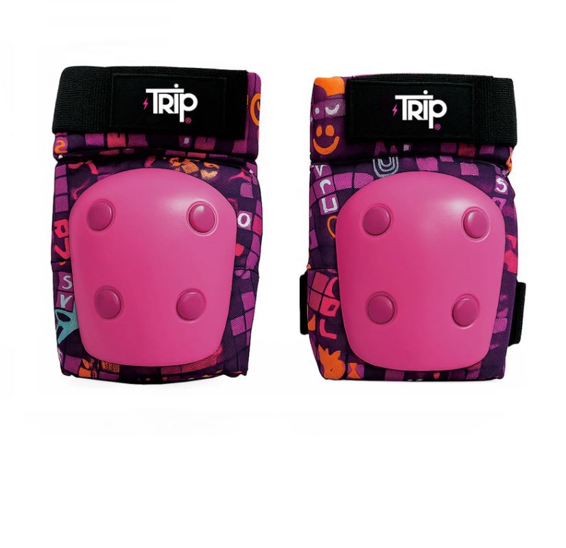 SET DE PROTECCIONES TRIP ROSADA TALLA M3