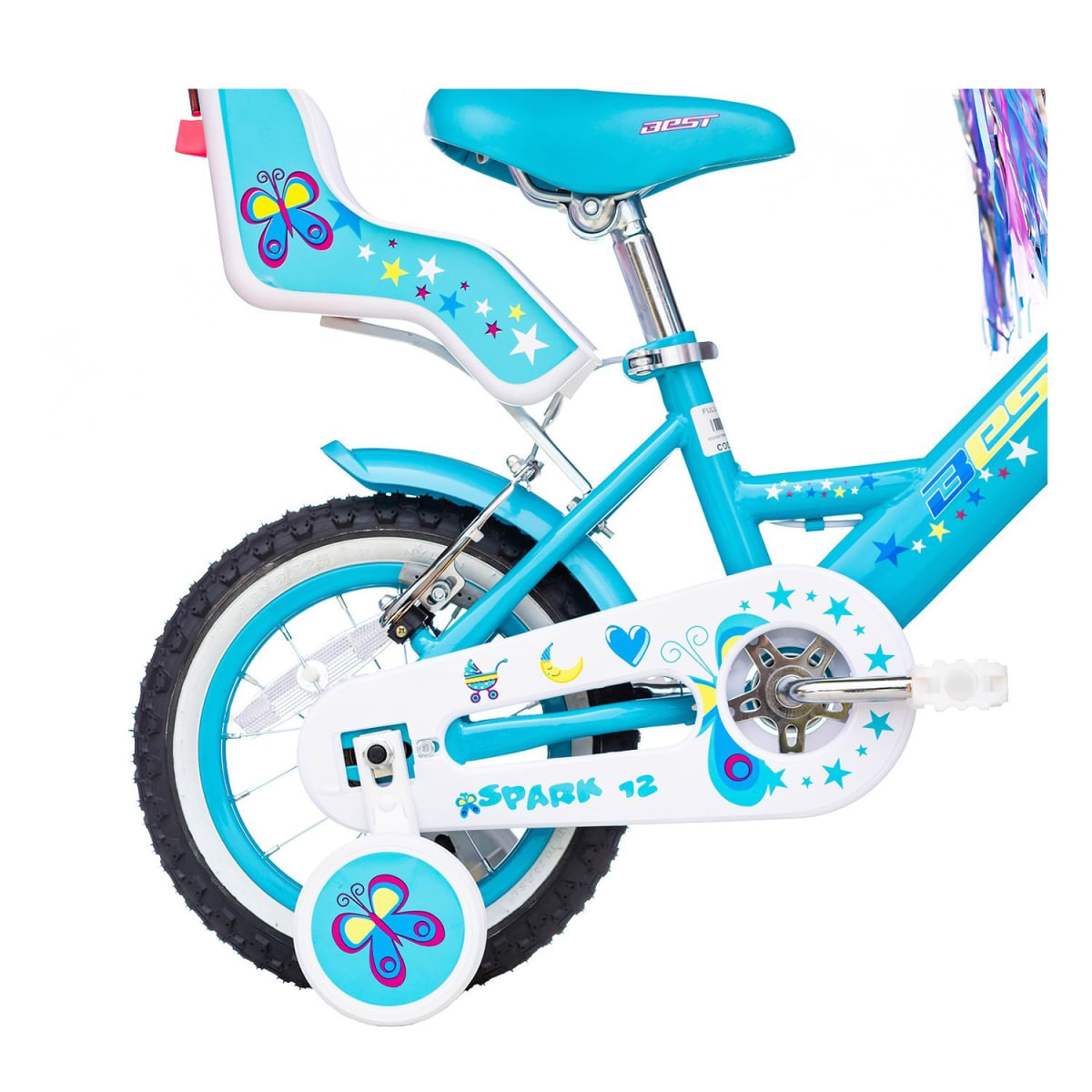 BICICLETA BEST INFANTIL SPARK ARO 12 ACERO2