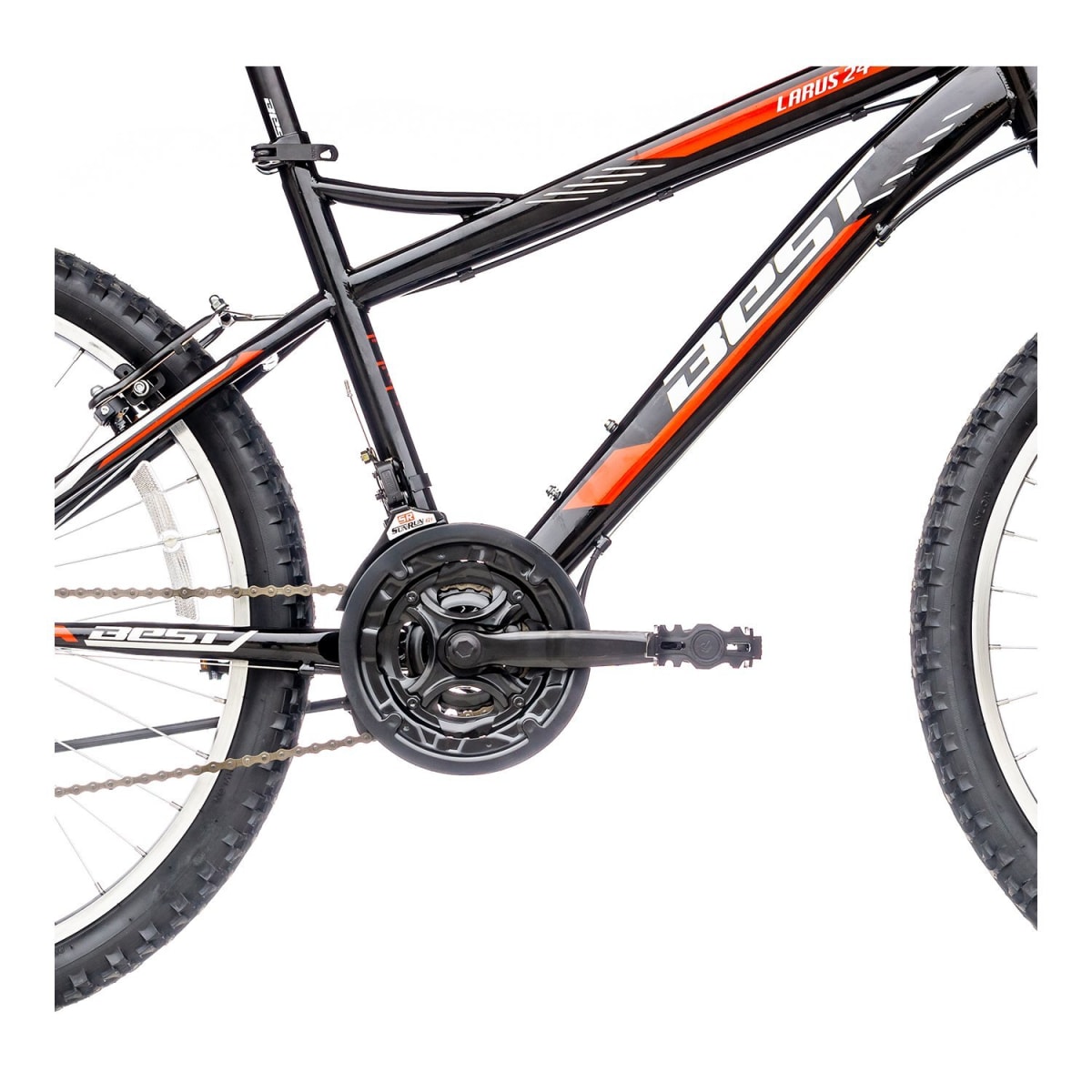 BICICLETA BEST LARUS MTB ARO 24 ACERO 18V5