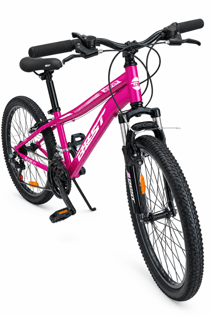 BEST BLAZE W ARO 24 MTB NIÑA ACERO SUSP 18V V-BRAKE 18V— SUSPENSIÓN1