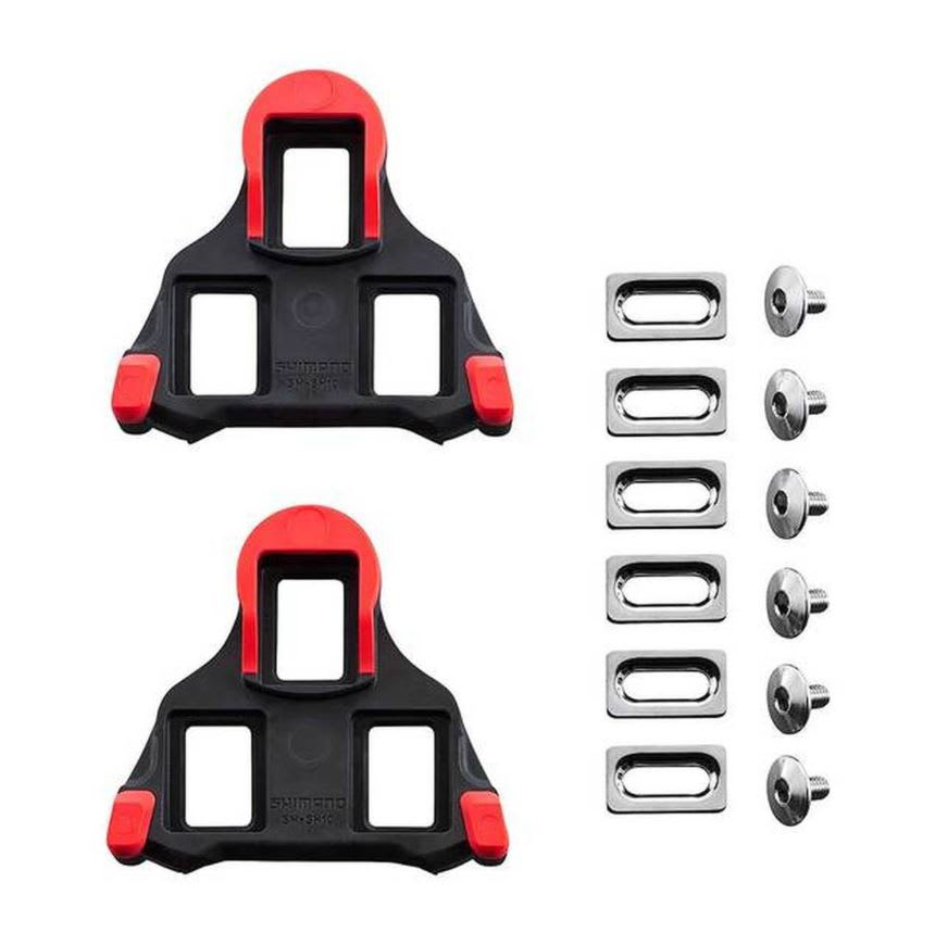 CALAS SHIMANO SM-SH10 CLEAT SET ROJA1