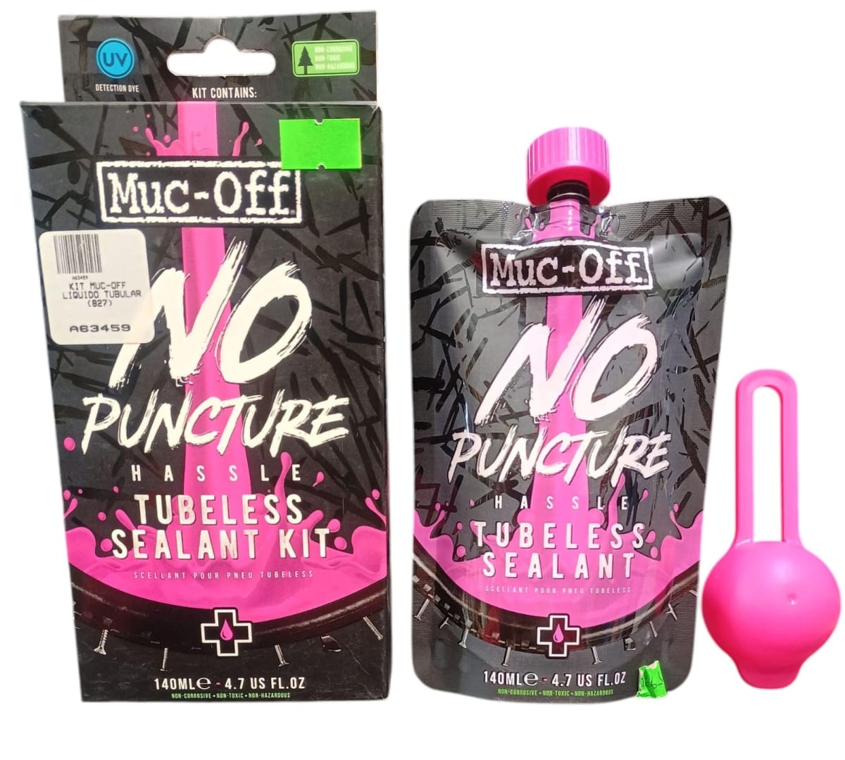 KIT MUC-OFF LIQUIDO TUBULAR 140 ML NO CORROSIVEO - NO TÓXICO1