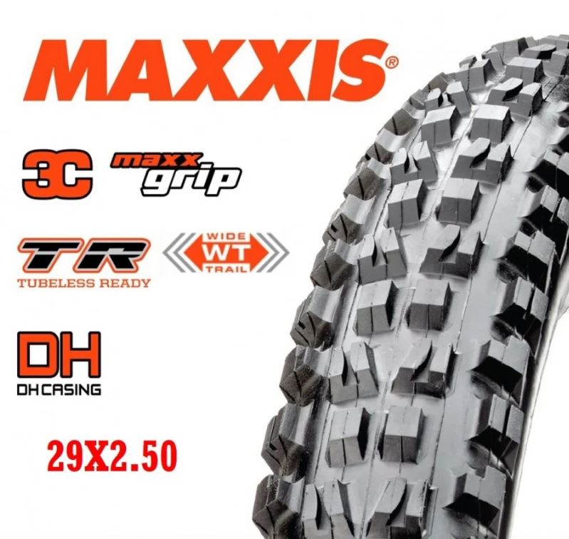 Neumático MTB MAXXIS MINION DHF 29X2.50 3CG/DH/TR1