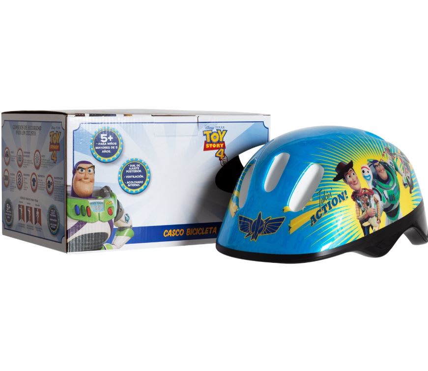 Casco disney TOY STORY niño TALLA S 46-52 CMS 6 AIR VENTIL, PVC, MODELO W-21