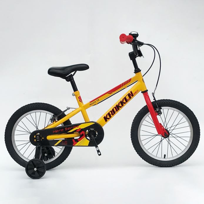 Bicicletas Mtb Boy Steel Hero 16 Krakken Amarillo1