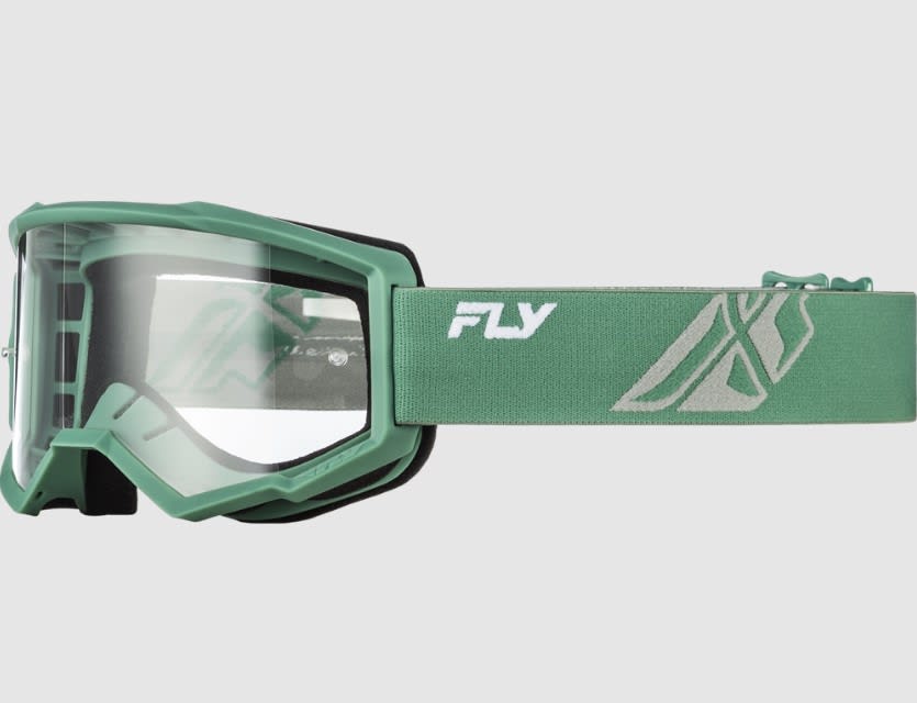 FOCUS GOOGLE OLIVE/GREY W/ CLEAR LENS1