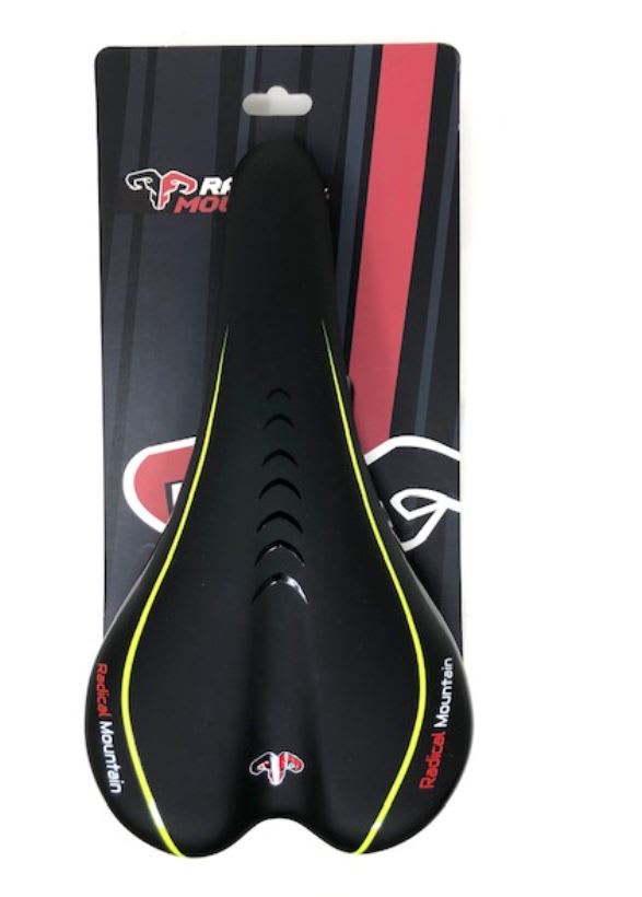 Asiento MTB Radical Mountain Negro/Amarillo4