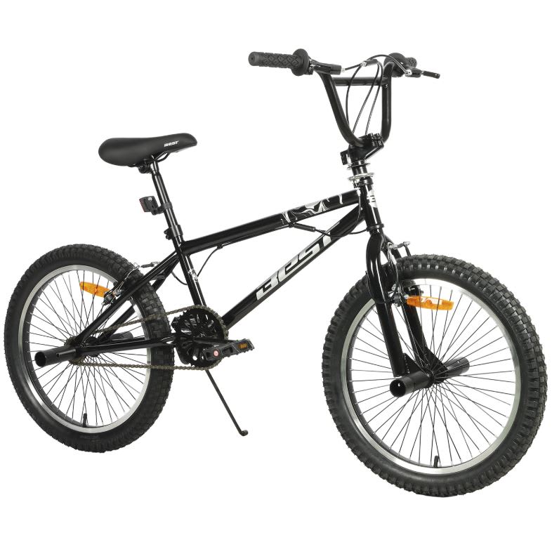BICICLETA BEST DASH ARO 20 BMX NEGRO SOLID / ACERO / 1V/ VBRAKE / FR / VARON2